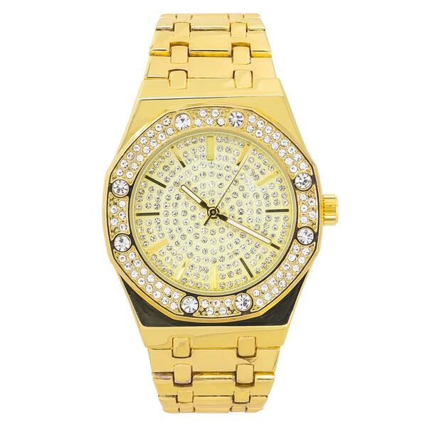 Geneve Rounded Octagonal Shape Wrist Watch For Men – Shopaholics